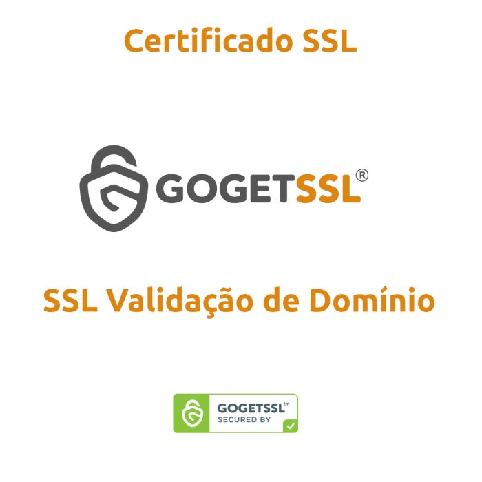 Certificado SSL GoGetSSL Validação de Domínio